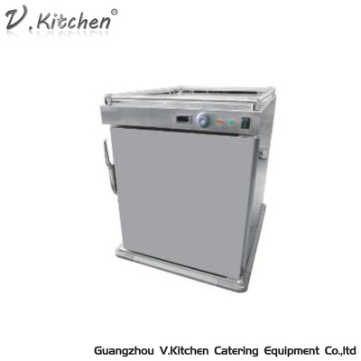 E-DBW-22-21 Electric Warmer Cart Untuk Hotel Komersial 2 Pintu 44 Lapisan Keranjang Penghangat Makanan
