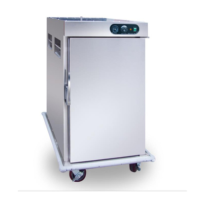 E-DBW-12B-21E Electric Buffet Cart komersial Double Glass Door 24 Layers Food Warmer Cart