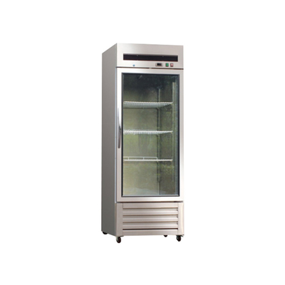 USACUC1D Komersial 1 Pintu Lemari Pendingin Tegak Pintu Tunggal Display Freezer