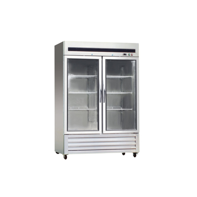 USACUC1D Komersial 1 Pintu Lemari Pendingin Tegak Pintu Tunggal Display Freezer