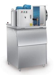 SC-200 Industri Komersial Bullet Maker Mesin Es Kubus Persegi, Mesin Pembuat Es 55kg