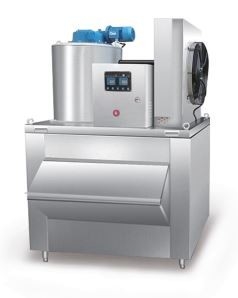 SC-200 Industri Komersial Bullet Maker Mesin Es Kubus Persegi, Mesin Pembuat Es 55kg
