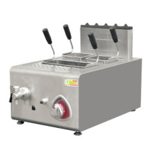 E-RQH-400G Peralatan Dapur Restoran Komersial Meja Gas Lava Stone Grill