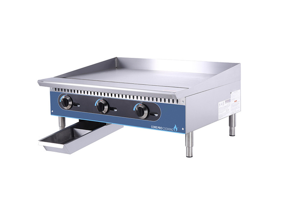 CP-G36-M Peralatan Dapur Restoran Komersial Gas 36-Inch Wajan Kontrol Manual