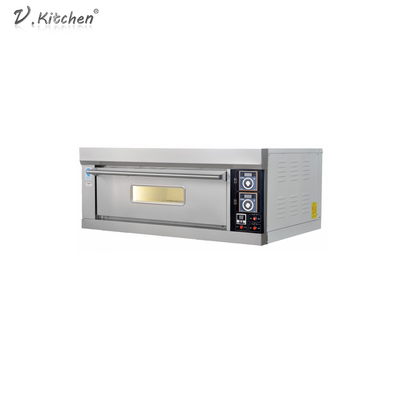 1 Deck 1 Tray Electric Bakery Oven Machine Kontrol Pengatur Waktu Mekanik