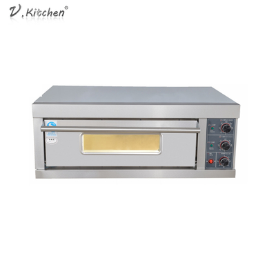 1 Deck 1 Tray Electric Bakery Oven Machine Kontrol Pengatur Waktu Mekanik