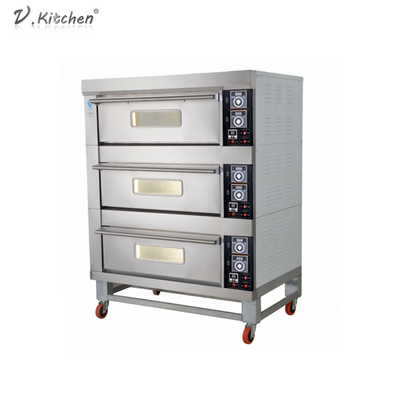 1 Deck 1 Tray Electric Bakery Oven Machine Kontrol Pengatur Waktu Mekanik