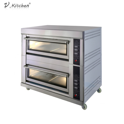 Konveksi Rotary 220 V Pita Roti Pizza Baking Gas Oven