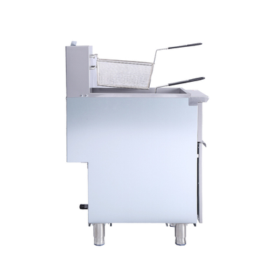 Peralatan Dapur Restoran Hotel Resort Gas 3 Burners 1-Tank Fryer