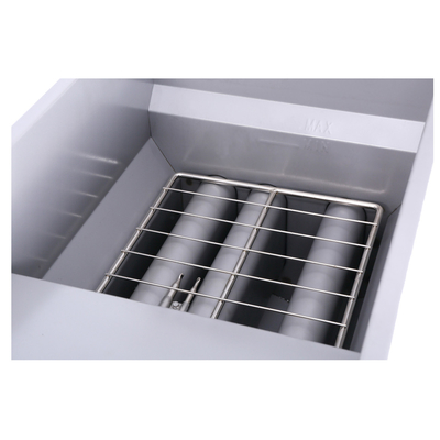 Peralatan Dapur Restoran Hotel Resort Gas 3 Burners 1-Tank Fryer