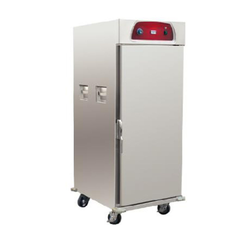 E-DBW-J11-21 Gerobak Penghangat Listrik Komersial 1 Pintu 22 Lapisan Gerobak Penghangat Makanan