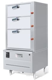 P-SC-3 Gaya Cina Rentang Memasak Rice Steamer Gas 3-Deck Sea Food Steam Cabinet